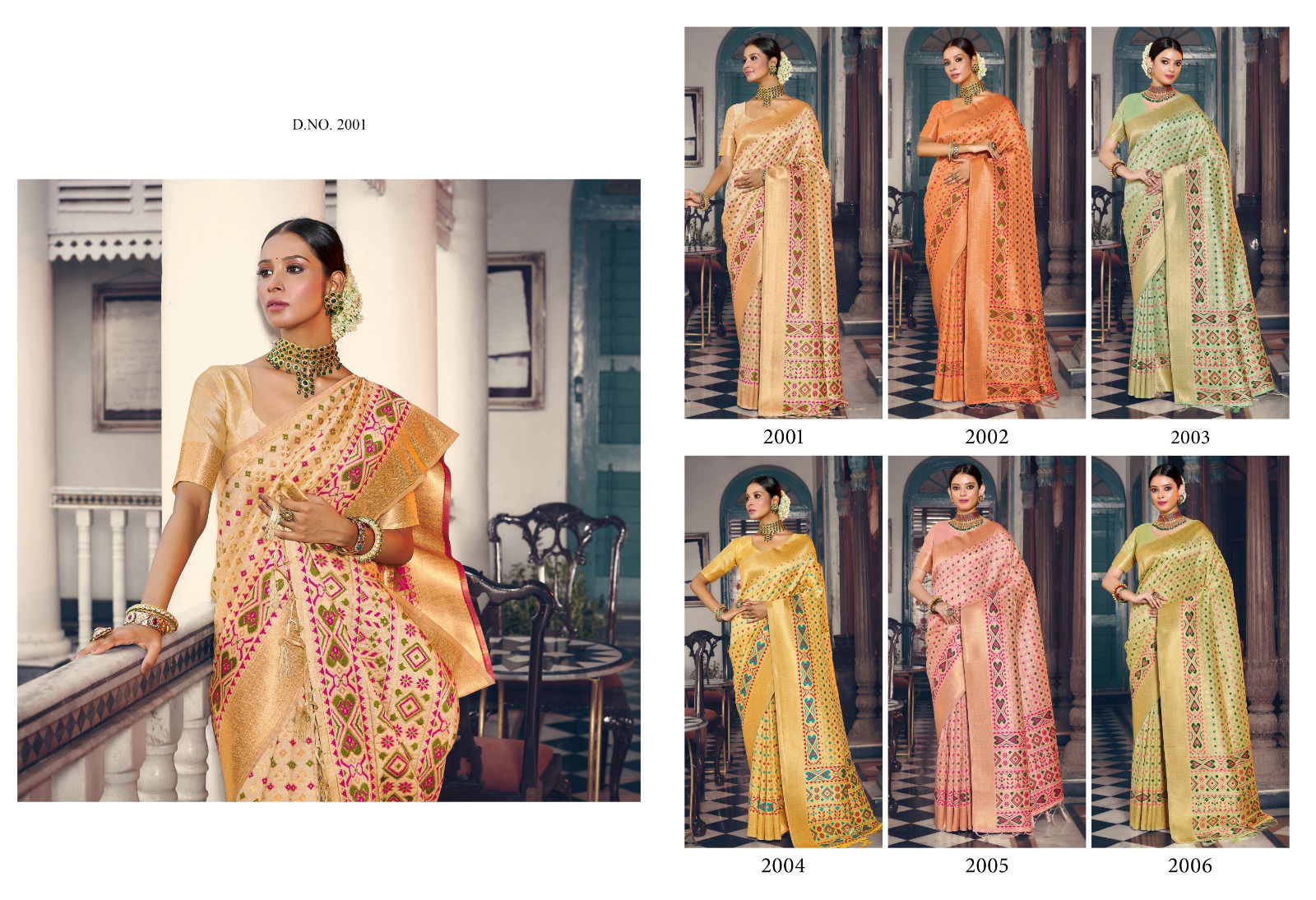 Akamsha By Sangam Patola Silk Wedding Sarees Catalog